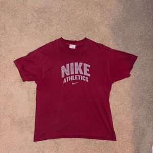Vintage Nike Athletics Red T-Shirt